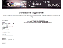 Tablet Screenshot of net.sileman.pl